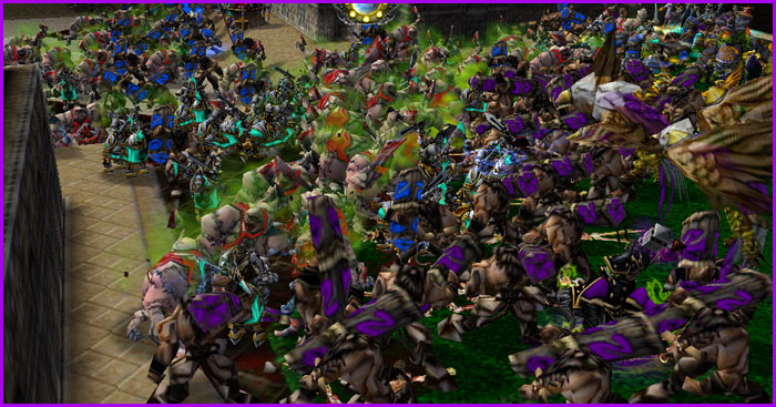 About 1/3 to 1/2 of their armies still haven't been able to leave the base yet.